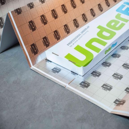 Подложка для кварц-винила UNDERFLOOR SILVER LINE