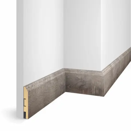 Напольный плинтус WP07 дуб Понца, экошпон 