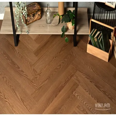 Кварцвиниловая плитка VINILAM Parquet Herringbone Glue Паркет Винсент