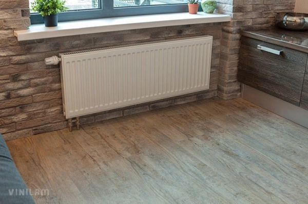 Виниловый ламинат VINILAM Click Hybrid Пробка 10-015 Дуб Льеж 