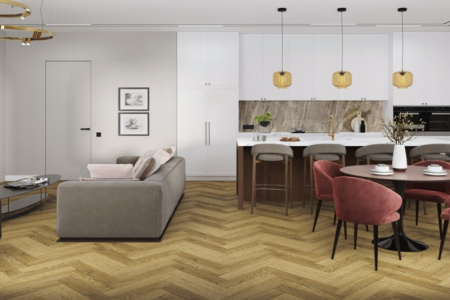 Кварцвиниловая плитка DAMY FLOOR London LVT Шеффилд 