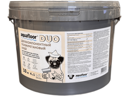 Двухкомпонентный полиуритановый клей Aquafloor "DUO" 10 кг 