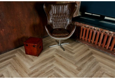 Кварцвиниловая плитка VINILAM Parquet Herringbone Glue Паркет Классический 