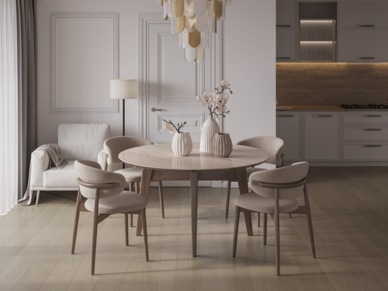 Ламинат EverSense Classic 8/34 Aqua+ Дуб Виктория натуральный светлый 