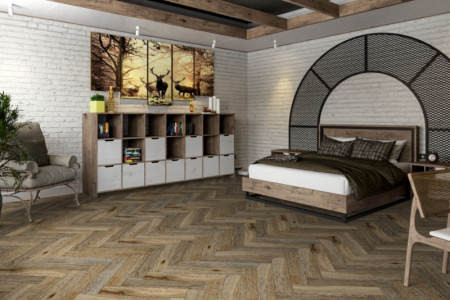 Кварцвиниловая плитка DAMY FLOOR London LVT Ковентри 