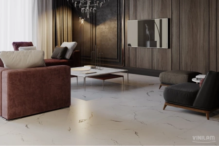 Кварцвиниловая плитка VINILAM Ceramo Stone Glue Итальянский Мрамор 