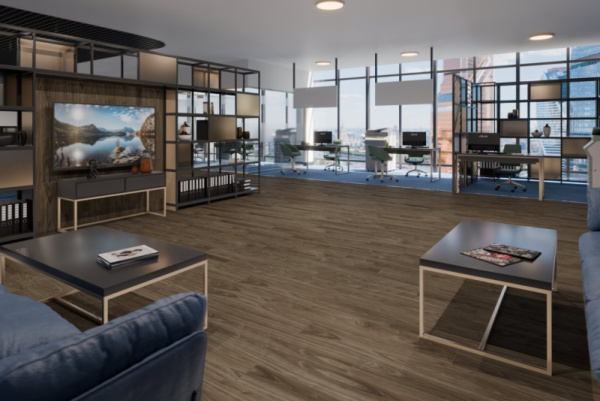 Кварцвиниловая плитка DAMY FLOOR Family LVT Орех Американский Кварцвиниловая плитка DAMY FLOOR Family LVT Орех Американский