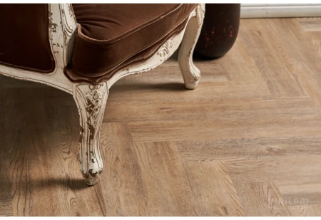Кварцвиниловая плитка VINILAM Parquet Herringbone Glue Паркет Северный 