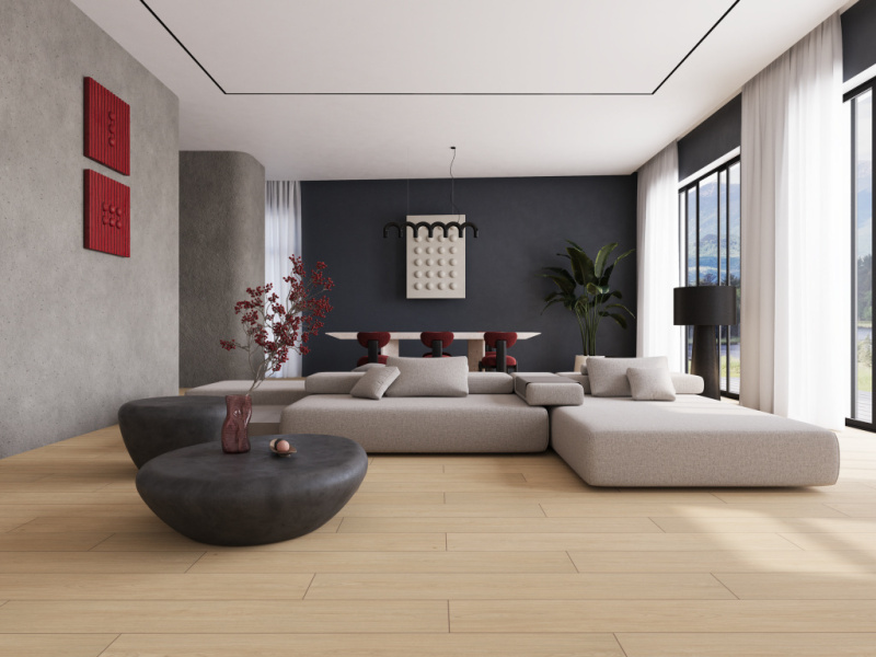 Ламинат EverSense Classic 8/34 Aqua+ Дуб Каселла натуральный светлый 