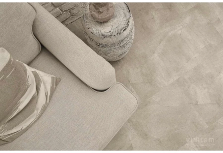 Кварцвиниловая плитка VINILAM Ceramo Stone Glue Бетонная Смесь 