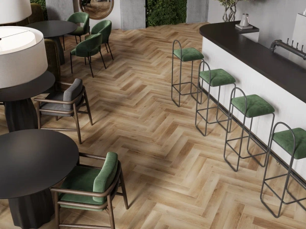 SPC ламинат CronaFloor Herringbone 2.0 Дуб Авиньон 