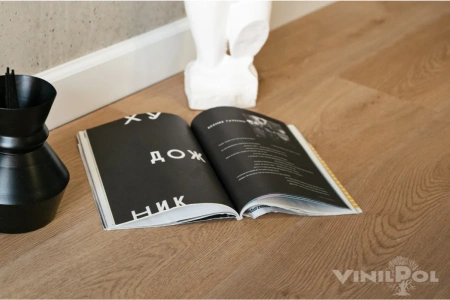 Кварцвиниловая плитка VINILAM VinilPol Glue Дуб Верона 