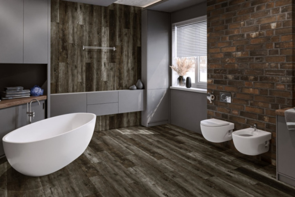Кварцвиниловая плитка DAMY FLOOR Family LVT Дуб Рустикальный Черный Кварцвиниловая плитка DAMY FLOOR Family LVT Дуб Рустикальный Черный