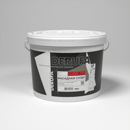 Фасадная краска DERUFA СУПЕР серии профи 9 л база А 