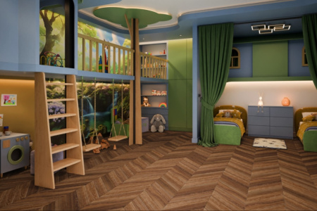 SPC ламинат DAMY FLOOR Chevron Шайо 