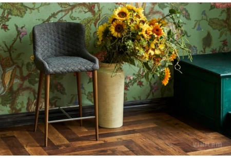 Кварцвиниловая плитка VINILAM Parquet Herringbone Glue Паркет Парижский 