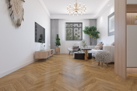 Кварцвиниловая плитка DAMY FLOOR Chevron LVT Монсоро 