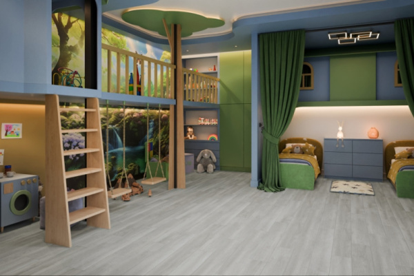 SPC ламинат DAMY FLOOR Family Дуб Зимний 