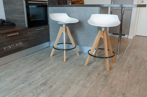 Виниловый ламинат VINILAM Click Hybrid Пробка 10-015 Дуб Льеж 