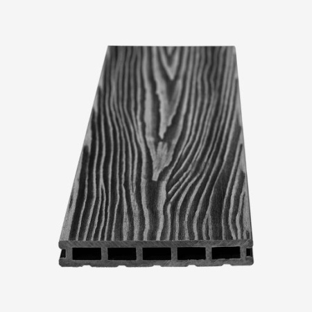 Террасная доска ДПК Unodeck Mogano Графит 4м 