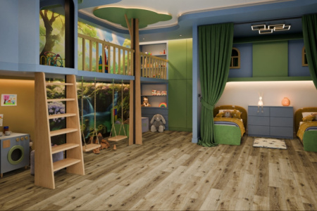 SPC ламинат DAMY FLOOR Family Дуб Провинциальный 