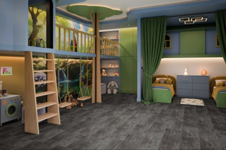 Кварцвиниловая плитка DAMY FLOOR Ascent LVT Вайсхорн 