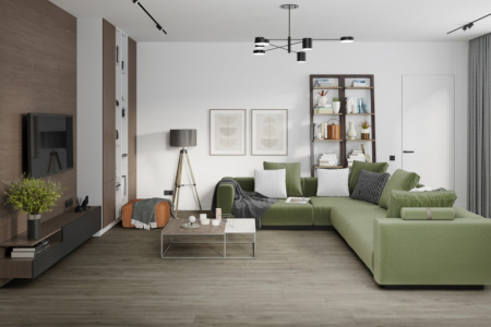 Кварцвиниловая плитка DAMY FLOOR Family LVT Дуб Горный 