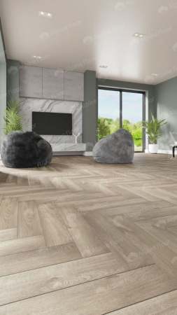 SPC ламинат Alpine Floor Light Parquet Дуб Натуральный Отбелённый Eco 13-5 