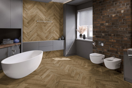 Кварцвиниловая плитка DAMY FLOOR London LVT Кембридж 