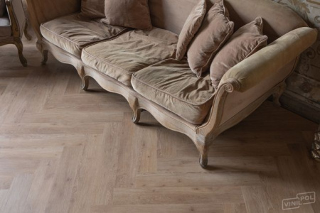 Виниловый ламинат VINILAM Vinilpol Herringbone Паркет Бруно 