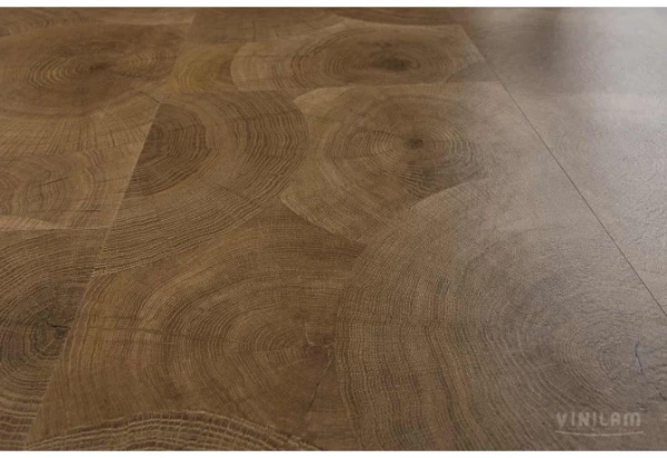 Кварцвиниловая плитка VINILAM Ceramo Stone Glue Дуб Натуральный 