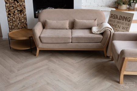 Виниловый ламинат VINILAM Vinilpol Herringbone Паркет Палладио 