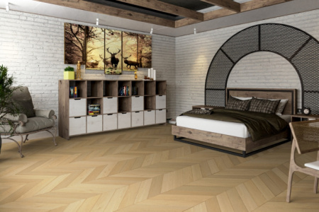 SPC ламинат DAMY FLOOR Chevron Тюильри 