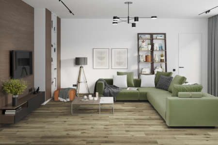 Кварцвиниловая плитка DAMY FLOOR Family LVT Дуб Провинциальный 