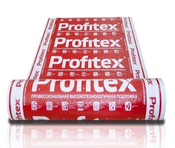 Подложка профессиональная под ламинат Profitex рулон 10м2 3мм Подложка профессиональная под ламинат Profitex рулон 10м2 3мм