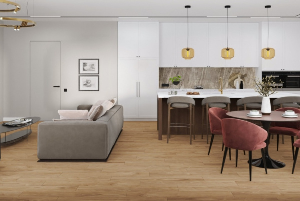 Кварцвиниловая плитка DAMY FLOOR Family LVT Орех Европейский Кварцвиниловая плитка DAMY FLOOR Family LVT Орех Европейский