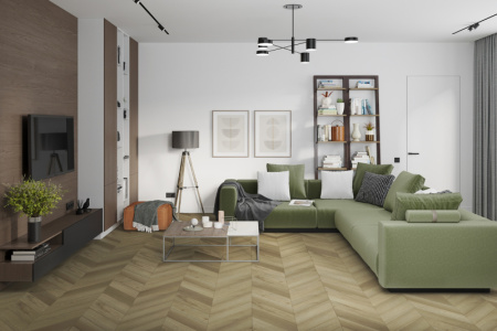 Кварцвиниловая плитка DAMY FLOOR Chevron LVT Сен-Жермен 