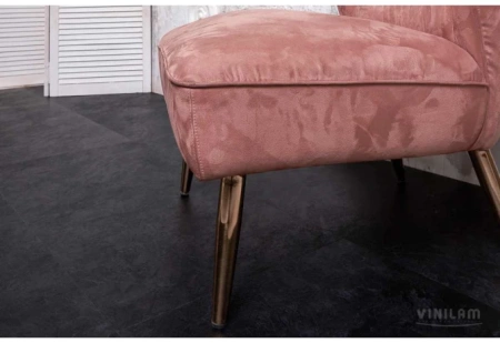 SPC ламинат VINILAM Ceramo Stone Сланцевый Черный 