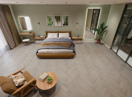 SPC ламинат Steinholz Herringbone Траун 