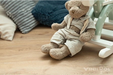 Кварцвиниловая плитка VINILAM VinilPol Glue Дуб Бари 