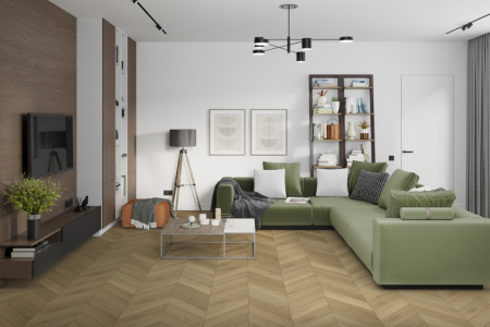 Кварцвиниловая плитка DAMY FLOOR Chevron LVT Сен-Клу 