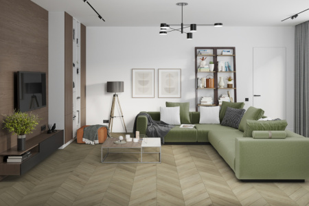 Кварцвиниловая плитка DAMY FLOOR Chevron LVT Версаль 