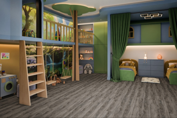 SPC ламинат DAMY FLOOR Family Дуб Кантри  SPC ламинат DAMY FLOOR Family Дуб Кантри