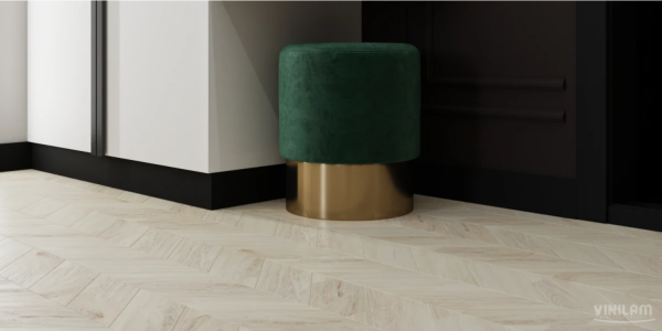 Кварцвиниловая плитка VINILAM CHEVRON Glue Бриссак 