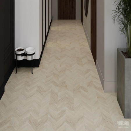 Кварцвиниловая плитка VINILAM CHEVRON Glue Бриссак