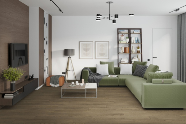 Кварцвиниловая плитка DAMY FLOOR Family LVT Дуб Мокко Кварцвиниловая плитка DAMY FLOOR Family LVT Дуб Мокко