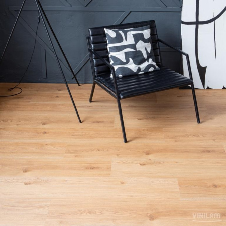 Кварцвиниловая плитка VINILAM Cork Premium Glue Дуб Гранада 