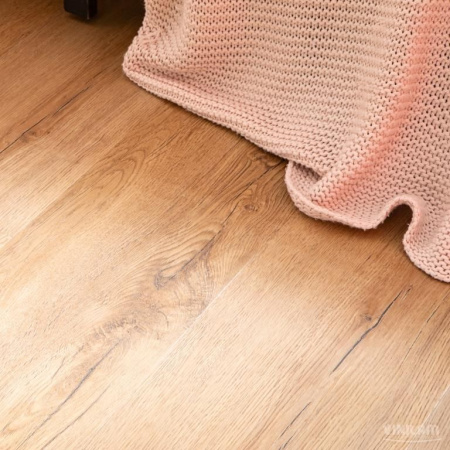 Кварцвиниловая плитка VINILAM Cork Premium Glue Дуб Витория 