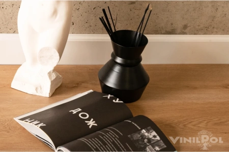 Кварцвиниловая плитка VINILAM VinilPol Glue Дуб Верона 