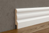 Напольный плинтус МДФ №19 Artiva белый, под покраску 